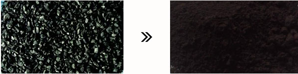 上海凈信研發(fā)土壤研磨機(jī)響應(yīng)國家《土十條》號-土壤研磨前后對比